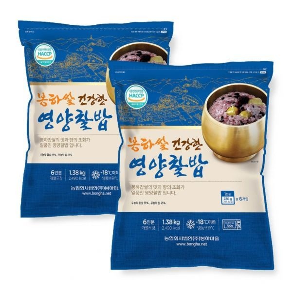 Costco 코스트코 봉하쌀 영양찰밥 230g x 6 2개입