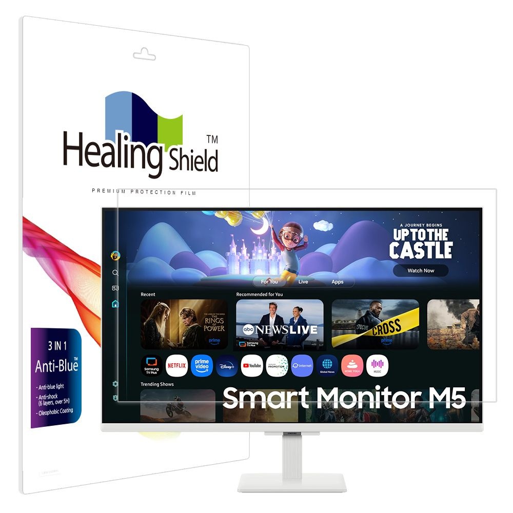 힐링쉴드 (현대Hmall) 삼성 2025 FHD 스마트모니터 M5 LS32FM503 블루라이트차단 액정보호필름