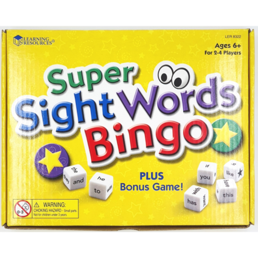 영어 보드 게임 Super Sight Words Bingo 슈퍼 사이트워드 빙고 어린이 학습 보드게임 교구