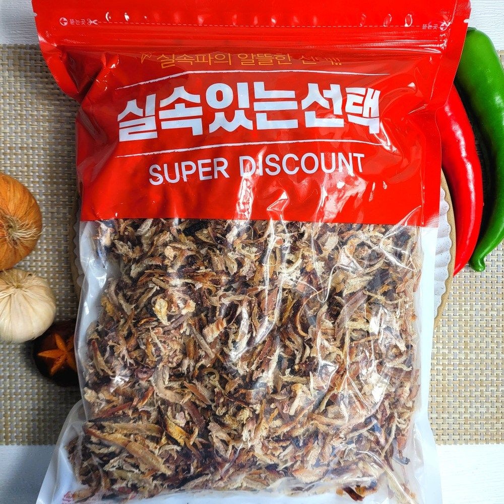맥반석오징어 파지 1kg 오징어포 페스츄리 오징어 버터구이 (맥반석오징어파지 1kg)