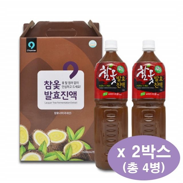 옻가네 옻추출물 발효 참옻진액 옷추출물 옻액 옻나무진액 옷닭 옻액기스 옻진액 옻물 2박스