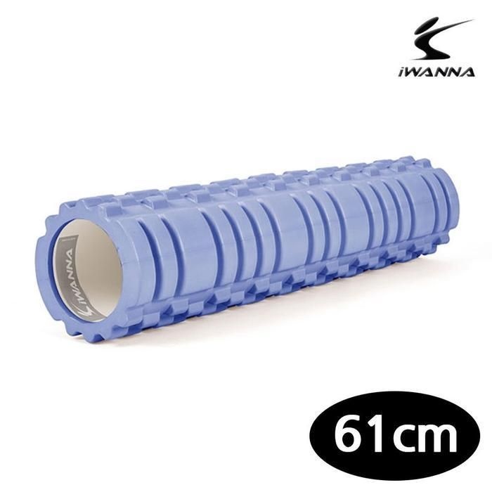 아이워너 마견고한사지 폼롤러 61cm (리비에라블루)