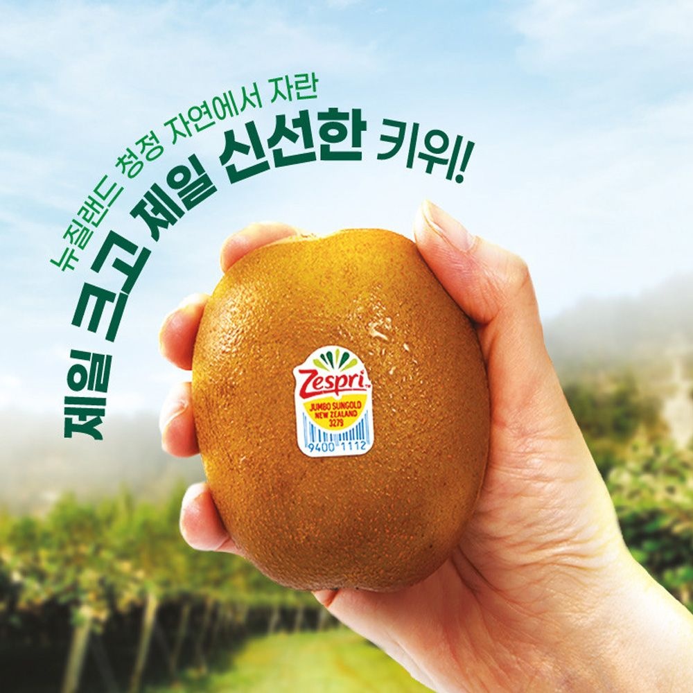 우리존 제스프리 썬골드키위 4.3kg 대왕점보 28입/개당150g내외