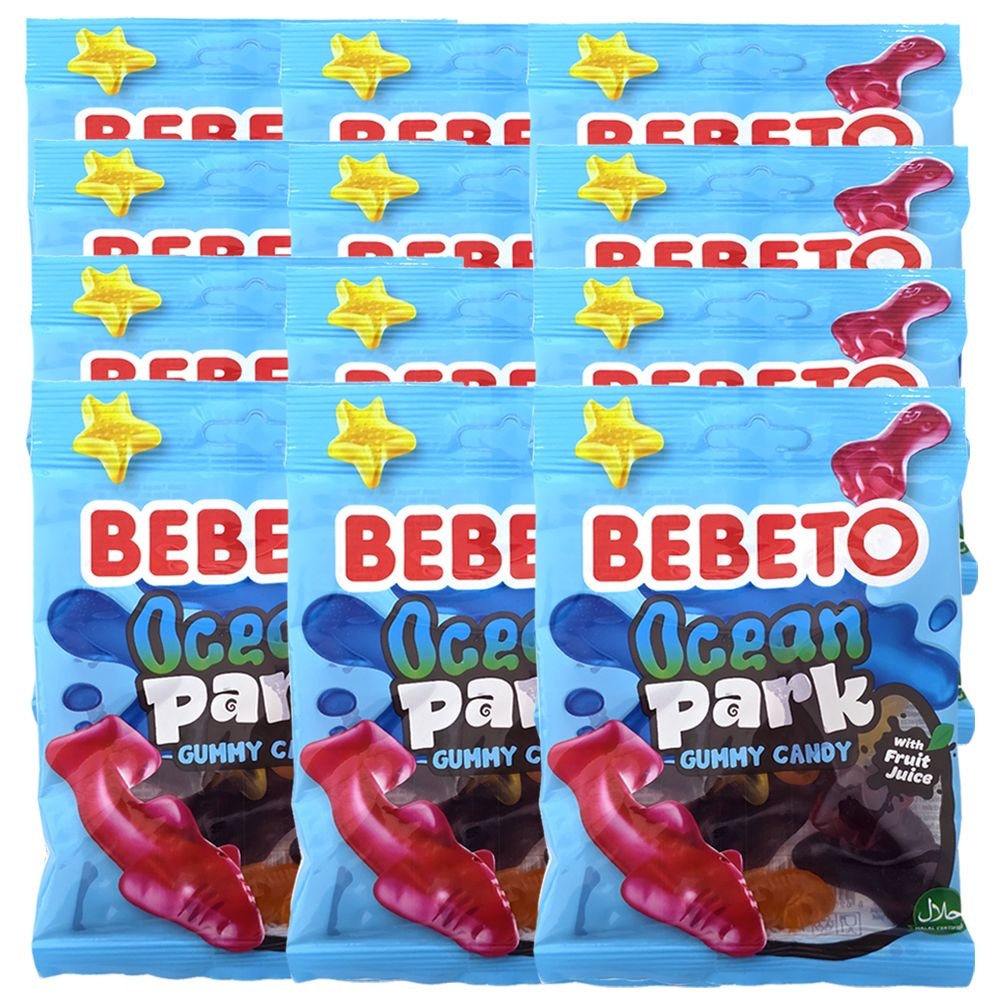 베베토 오션파크모양 젤리 80g X 12개 대용량젤리 학교간식