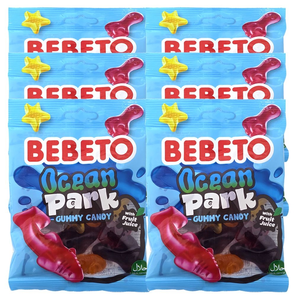 베베토 오션파크모양 젤리 80g X 6개 아이간식