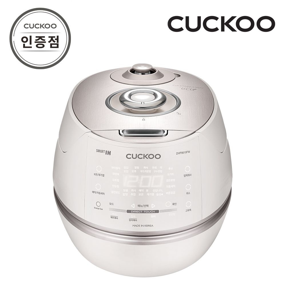 쿠쿠 CRP-DHP0610FW 6인용 IH전기압력밥솥 공식판매점