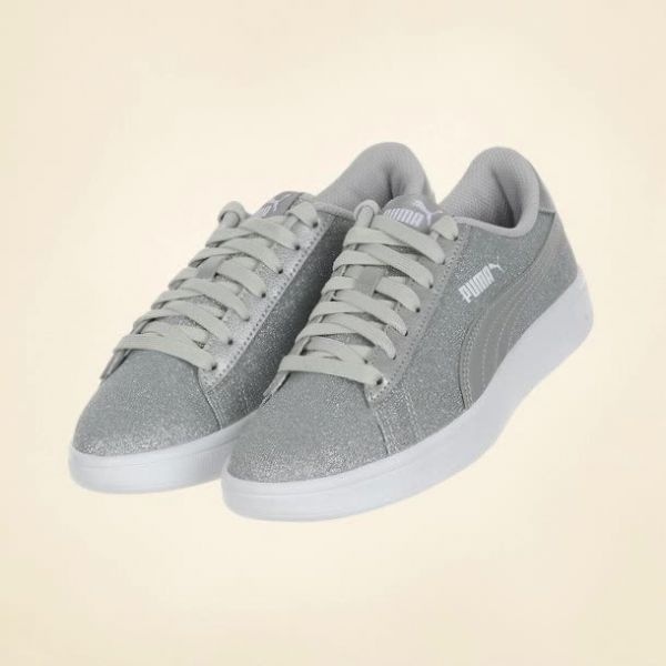 [매장정품] 푸마 스매쉬 V2 글리츠 글램 스니커즈 그레이 367377-20