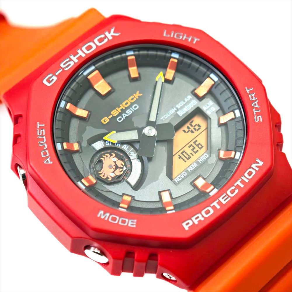 카시오 지샥 터프 솔라 레드 손목시계 GA-B2100DF-4AJR CASIO G-SHOCK