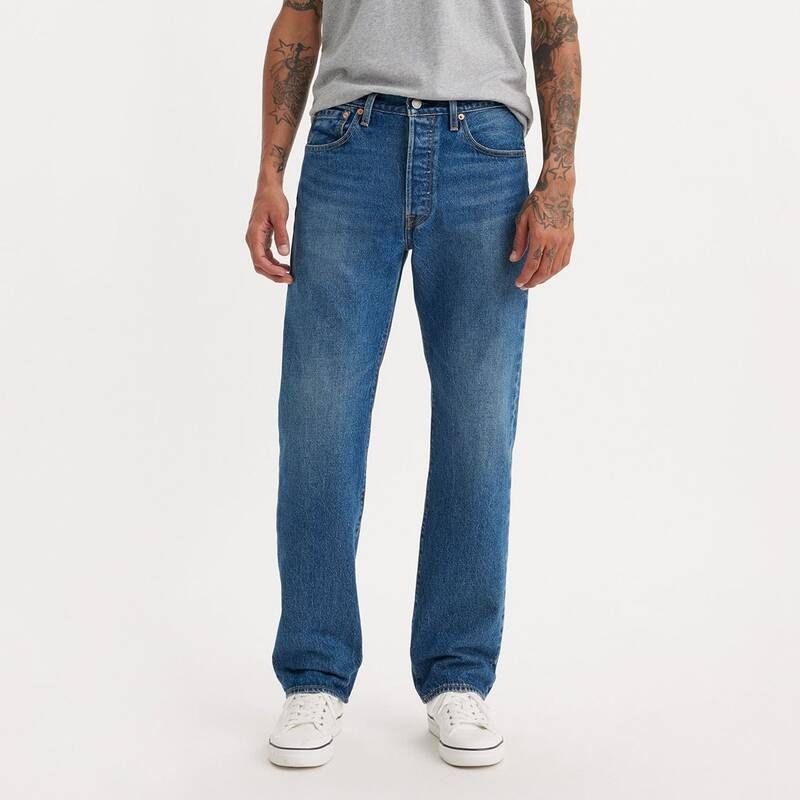 <매장정품> 리바이스 LEVIS 남성 501 스트레이트진 청바지 미디엄블루 00501-3542 554232