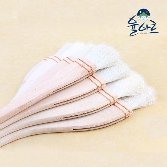 고급 양모 빽붓 3호 6호 8호 아교반수 부드러운 민화붓 서예 한국화 붓 화방