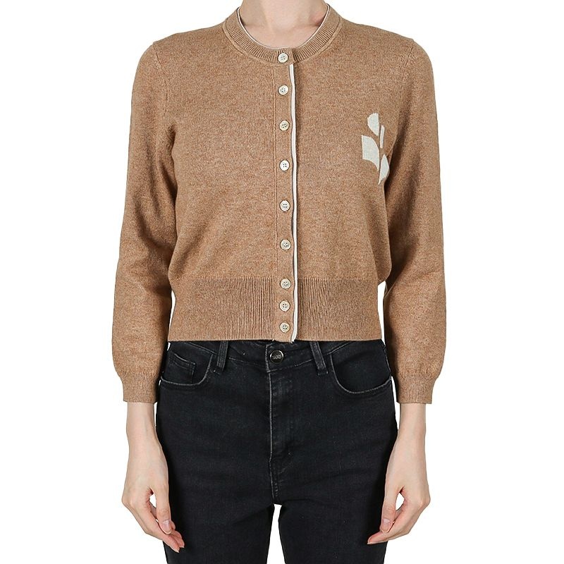 [롯데백화점]  이자벨마랑 26SS 여성 로나 가디건 카멜라이트그레이 CA0163FA D1L16E CMLG LE1220839721