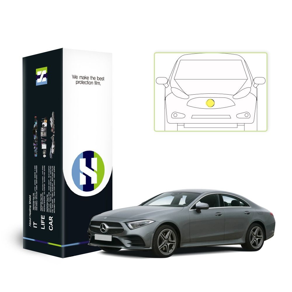 힐링쉴드 (현대Hmall) [힐링쉴드]벤츠 2018 CLS 400d 4Matic AMG 라인 엠블럼 PPF 자동차 보호필름 2매(HS1765528)