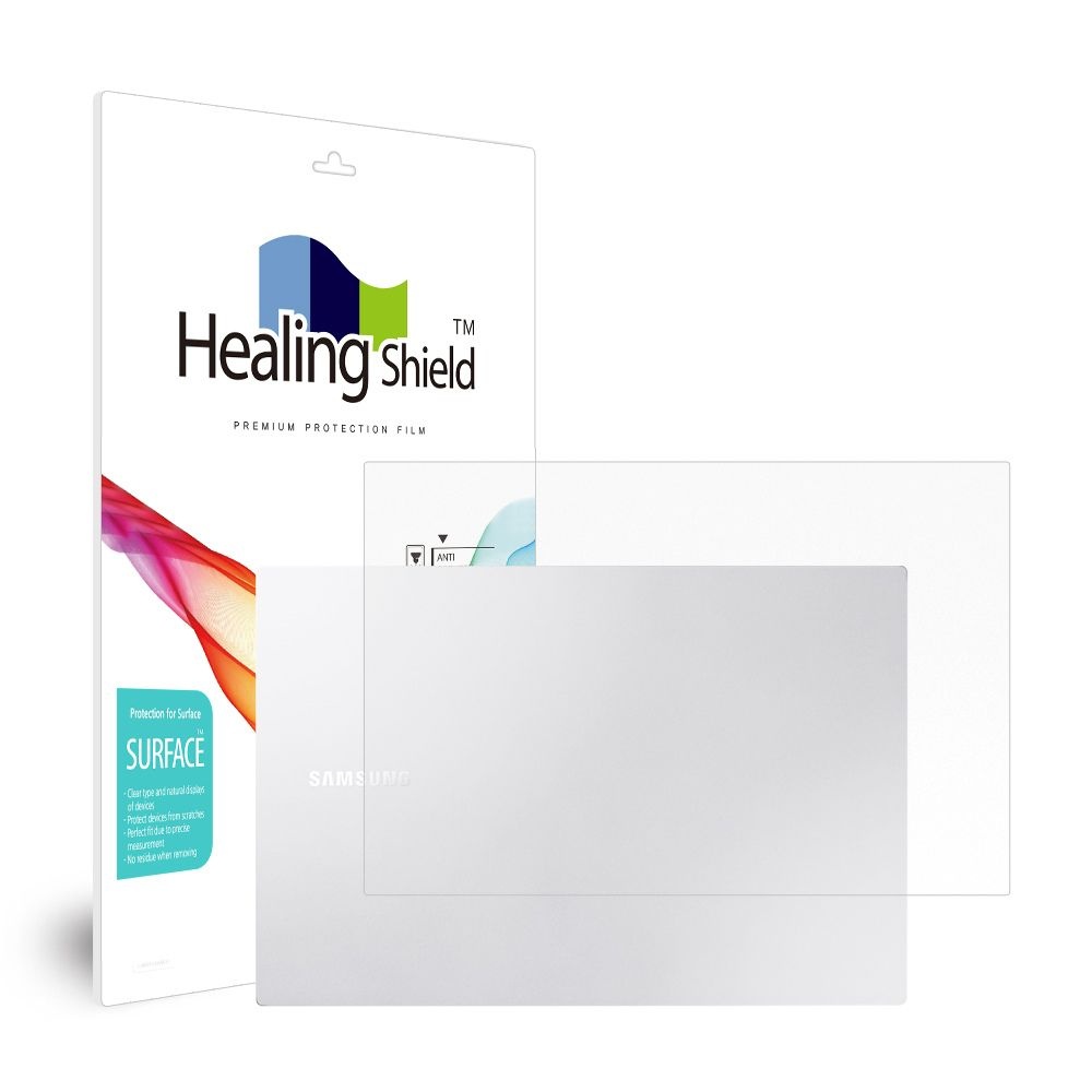 힐링쉴드 (현대Hmall) 삼성 노트북 NT350XCR NT350XCJ 무광 외부보호필름 상판2매