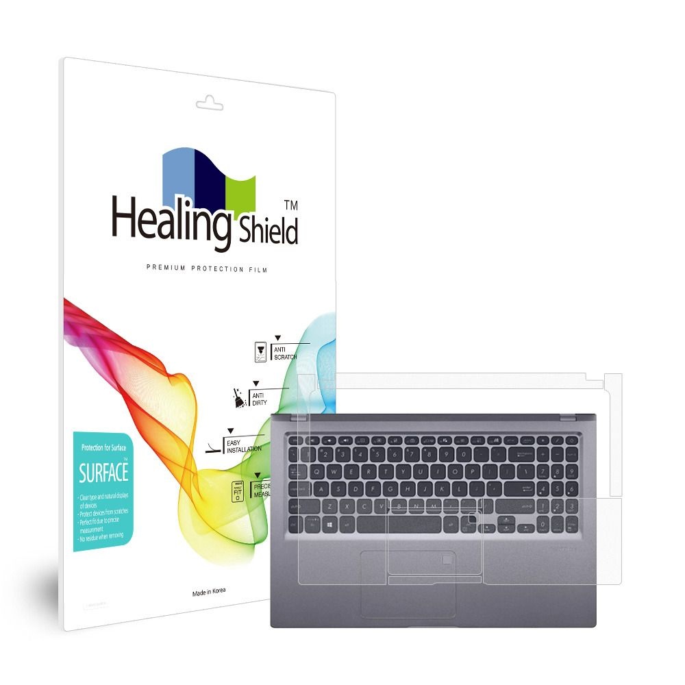 ㈜폰트리 힐링쉴드 (현대Hmall) 에이수스 비보북 D515UA 무광 외부보호필름 팜레스트/터치패드2매