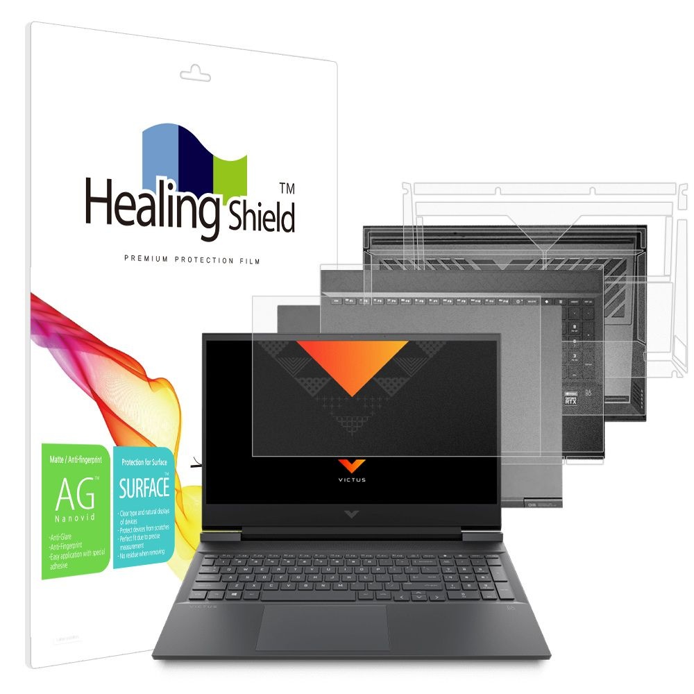 ㈜폰트리 힐링쉴드 (현대Hmall) HP VICTUS 16 2022 저반사 액정보호필름1매 외부3종