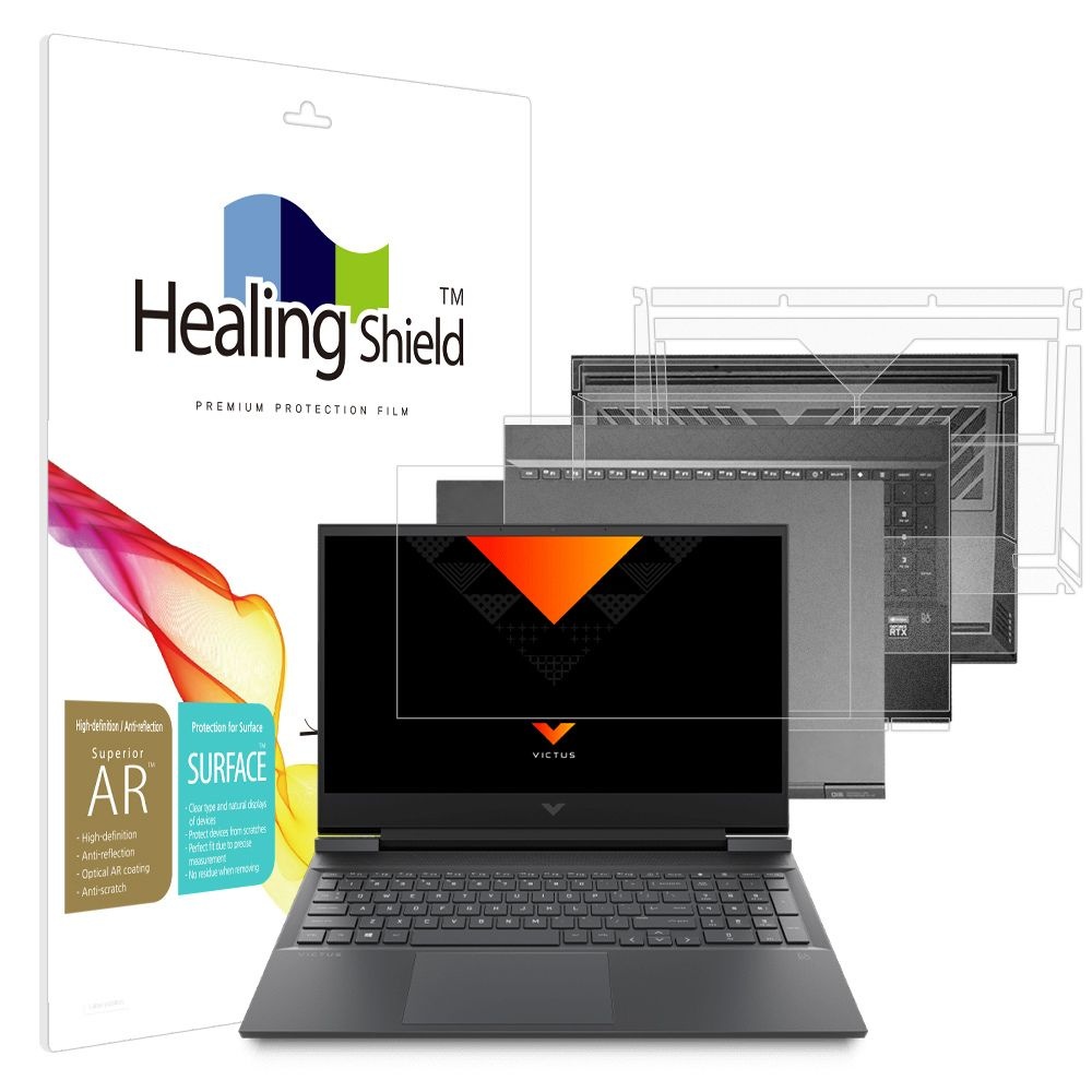 ㈜폰트리 힐링쉴드 (현대Hmall) HP VICTUS 16 2022 고화질 액정보호필름1매 외부3종