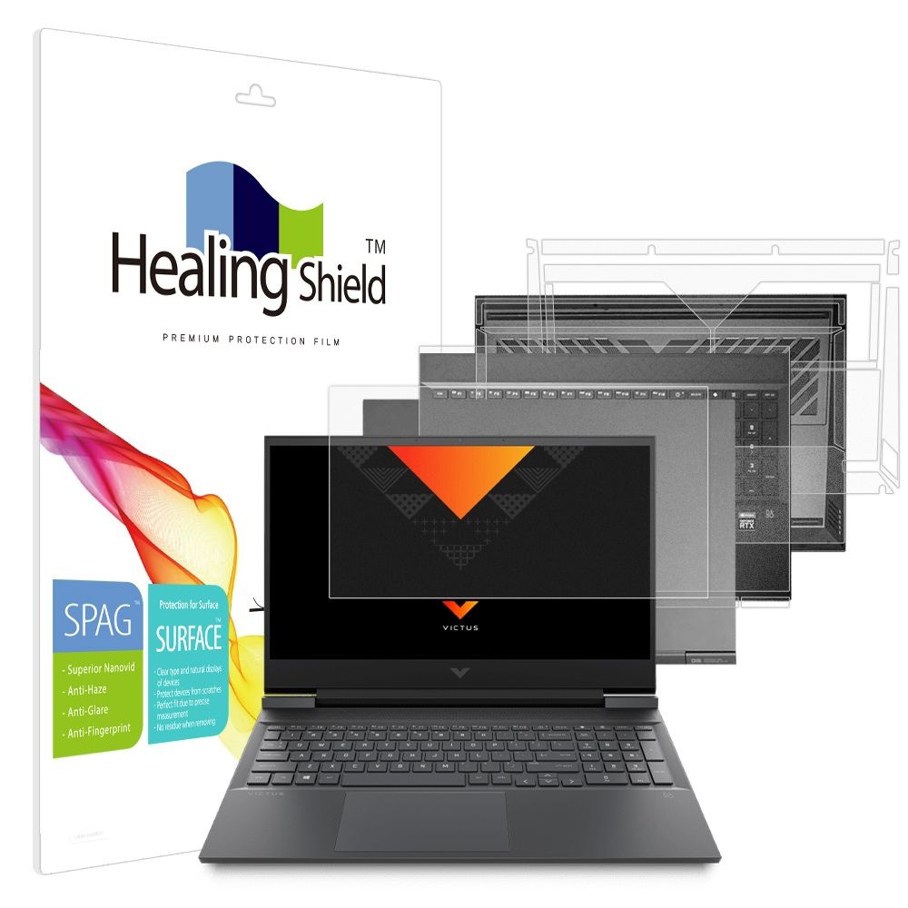 ㈜폰트리 힐링쉴드 (현대Hmall) HP VICTUS 16 2022 슈페리어 저반사 액정보호필름1매 외부3종