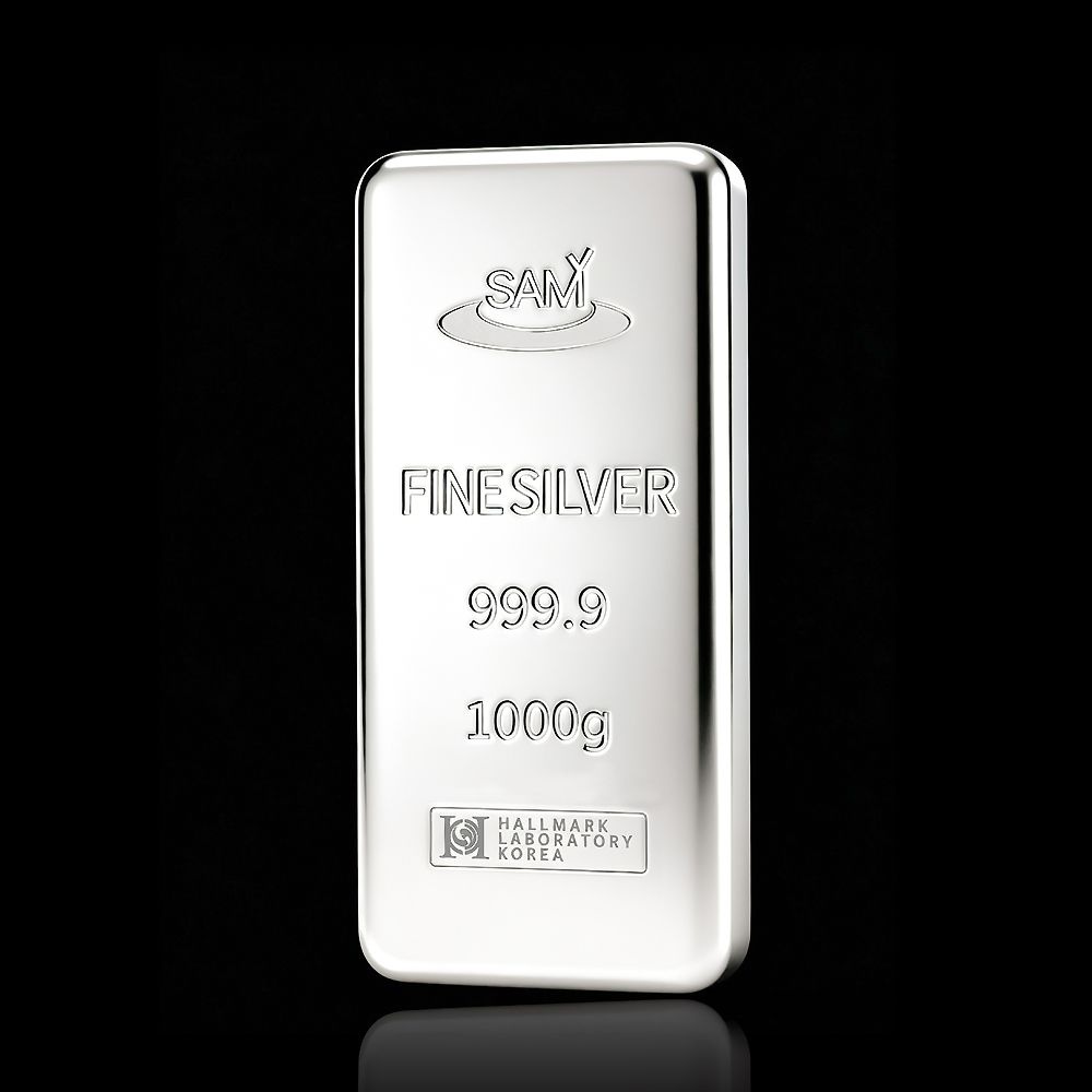 골드앤 삼덕 투자용 실버바 1000g (1Kg)