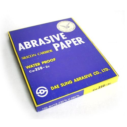 헌군 사포 종이 CW 100장 샌드페이퍼 320방 1000방사포 샌딩페이퍼 150방사포