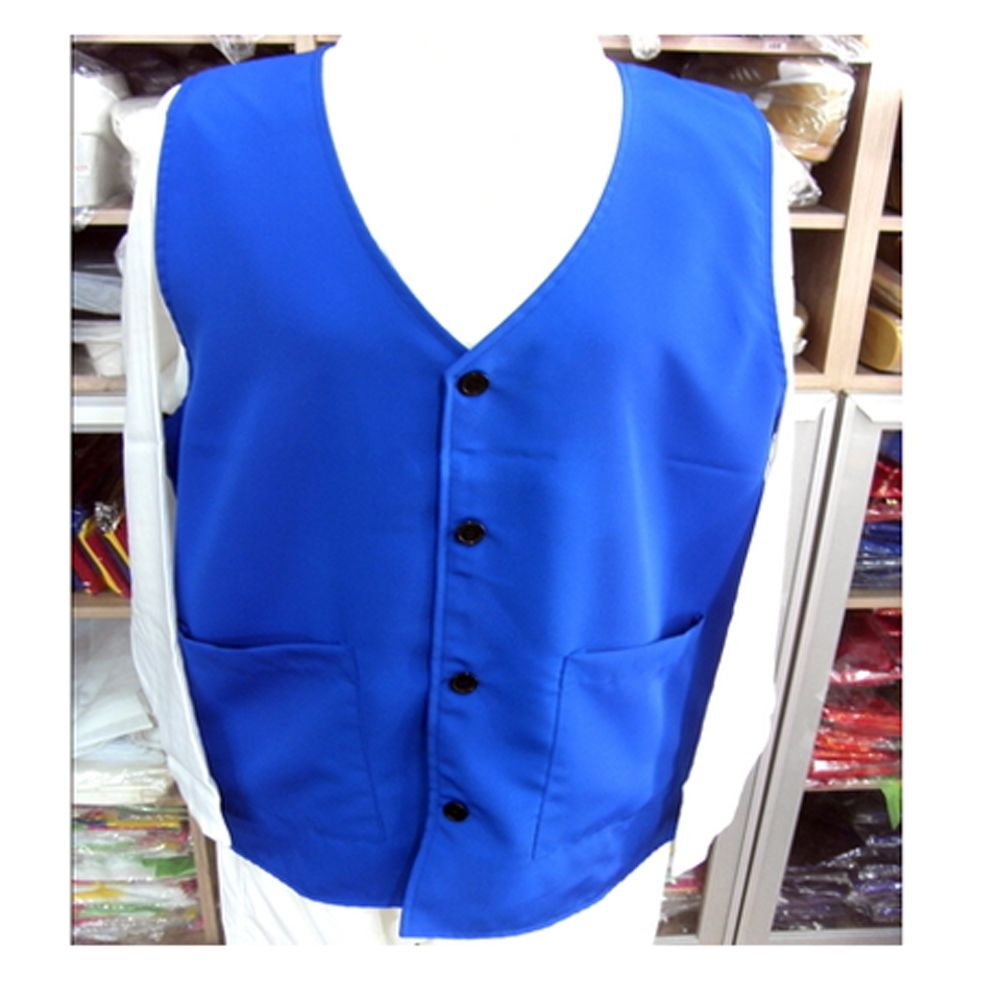 한양국악사 No150/풍물복 청조끼 실크조끼 사이즈 - 초등(大)