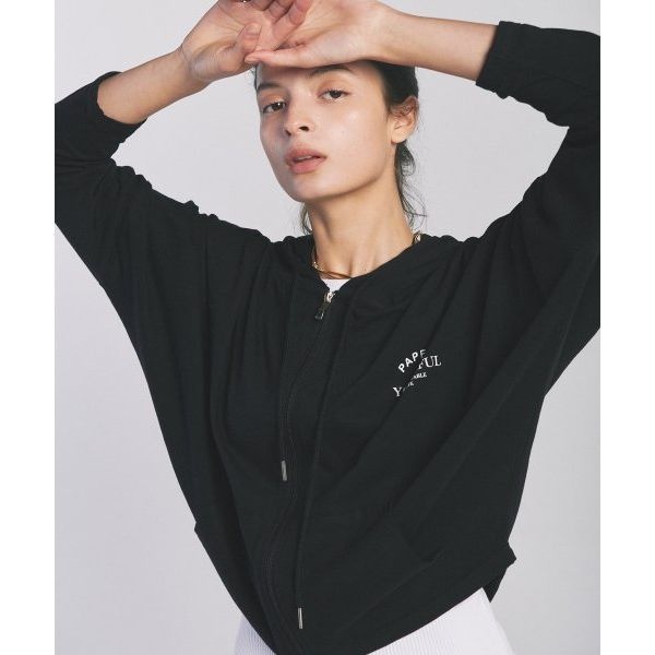 PAPERBOY (MD PICK) PAPERBOY 유스풀 어센틱 후드집업-블랙 P23SSHD002 125077
