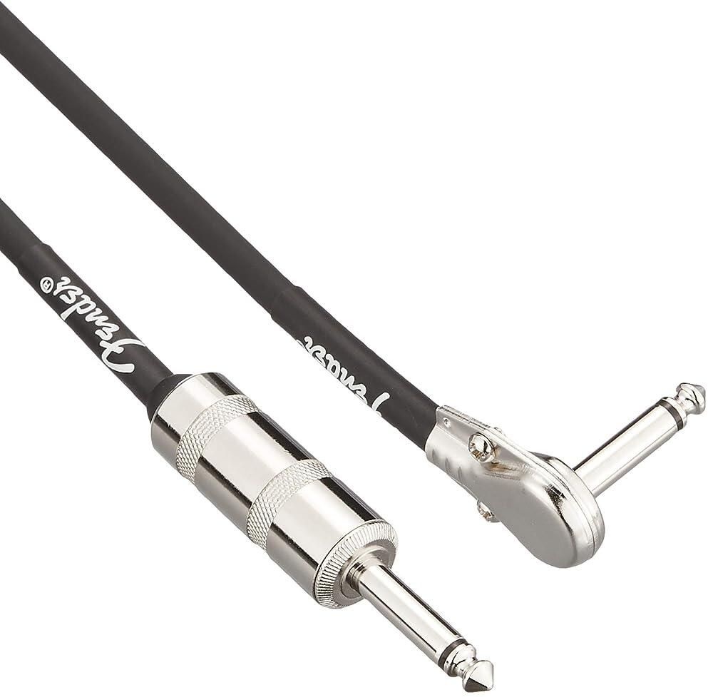 [해외] Fender Hendrix Voodoo 아동용 코일 악기 케이블, 직선/각도, 블랙, 9.1m(30피트)250488