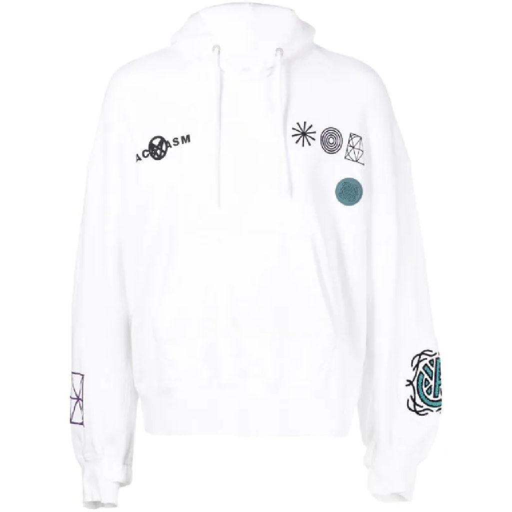 파세타즘 파세티즘 자수 드로스트링 후드티 TOFSWU06 TP423879349