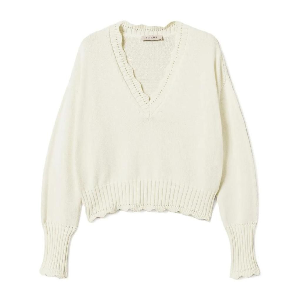 트윈셋 물결 에지 스웨터 251TP3160 TP439075483