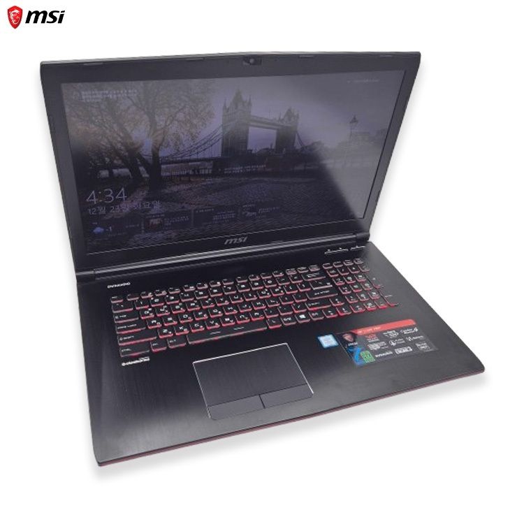 [리퍼 중고]MSI i7 HQ RAM 16GB GTX 1060 1.5TB 17인치 대화면 게이밍 노트북