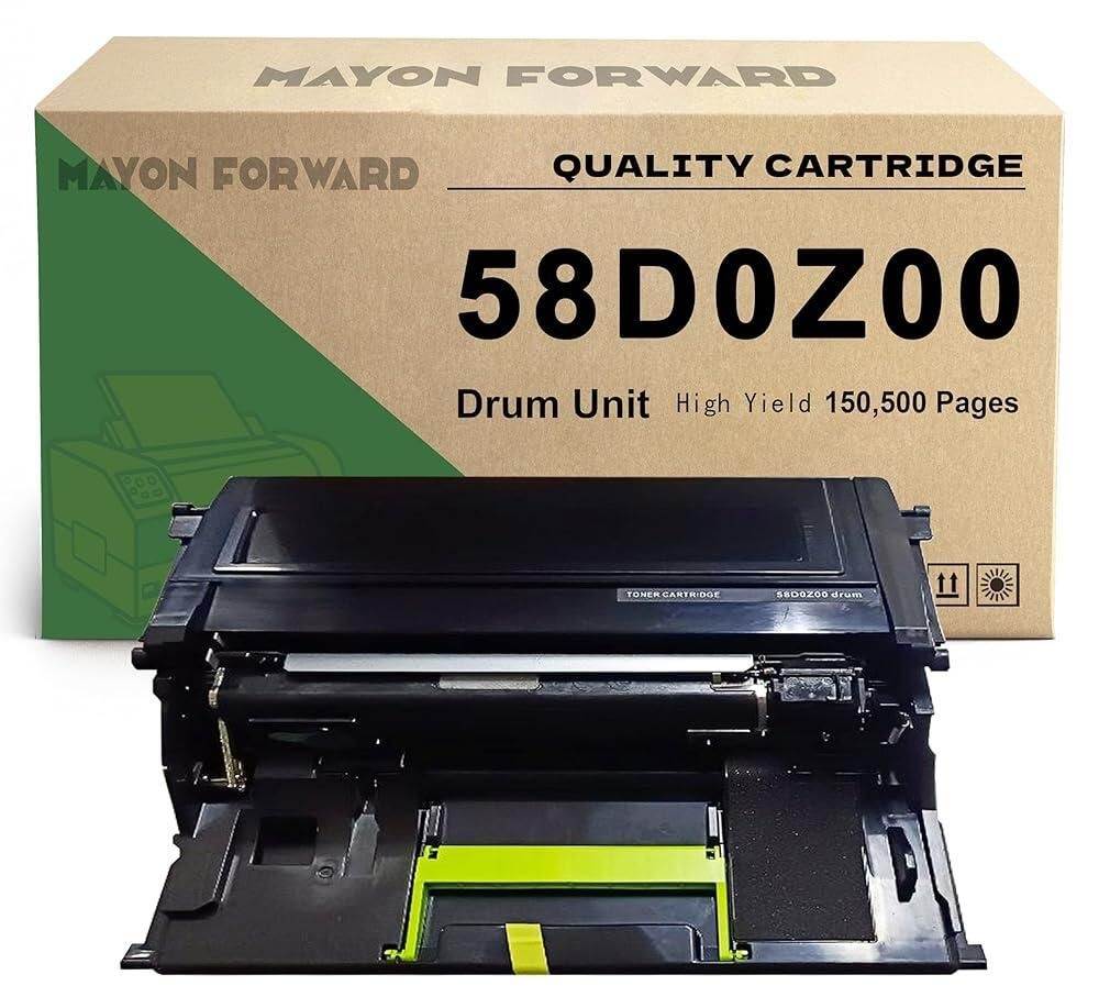 [해외] 58D0Z00 드럼 유닛 교체품 58D0Z00 드럼 사이드 MS821 이미징 유닛 MS821 B2865dw MS821dn MS821n MS823dn MS825dn MS826de MS725dvn MX721ade