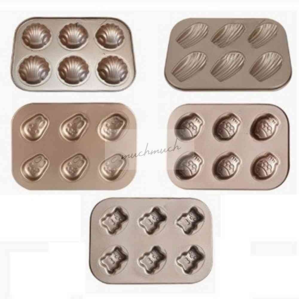 많이많이 협력사 정리방 베이킹도구 몰드 팬 6구 마들렌틀 베이커리도구