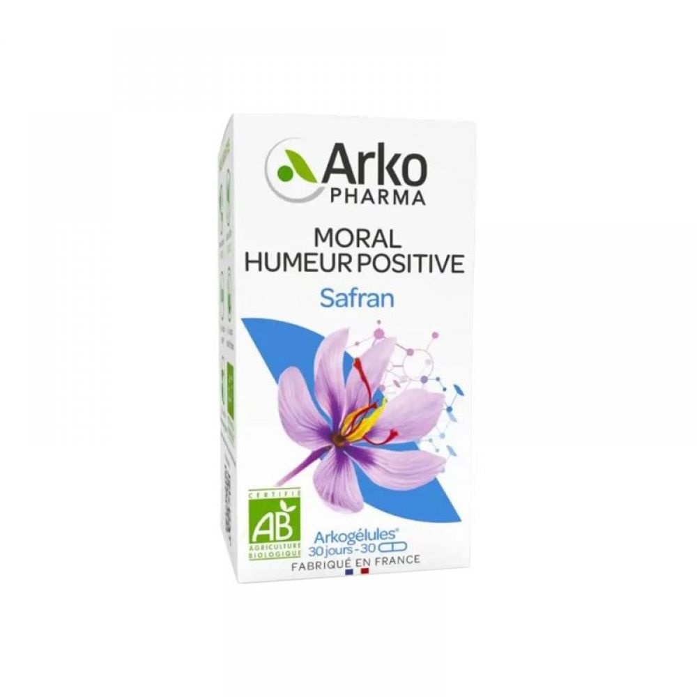[해외] 아르코파마 아르코겔루스 사프란 모럴 포지티브 무드 바이오 30 캡슐
