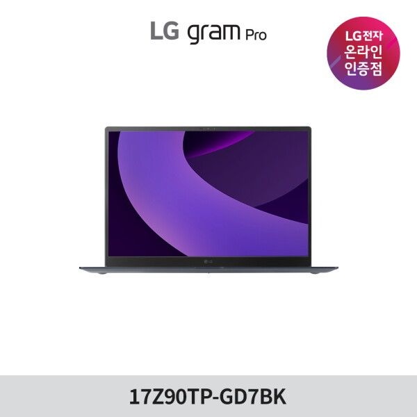 LG전자 LG전자 [LG전자] 2025 LG 그램프로 17 17Z90TP-GD7BK Ultra7 32GB 512GB Win11 타이탄블루