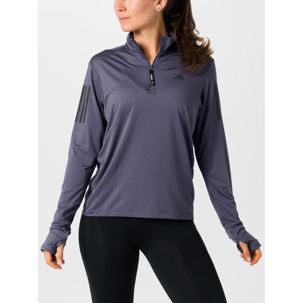 [해외] 아디다스 여성용 오운 더 런 하프 지퍼 JX225-