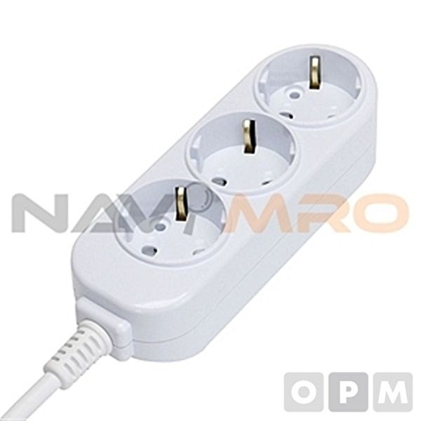 VY협력업체 [브이와이][VCH972MO]자재 정격전압 3구 1EA/2호(1.5m)10A 250V