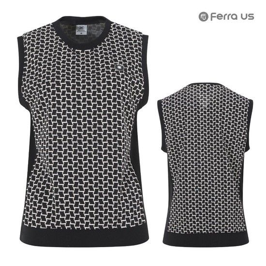 TC 페라어스 여성 레이모 라운드 조끼 AVS4MI6062 여성골프웨어 여성골프조끼 골프조끼 조끼