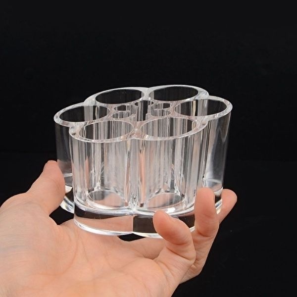 고품질 연필꽂이 펜붓꽂이 투명 브러쉬보관 투명펜꽂이 문구꽂이 필기구꽂이 소품꽂이 도장정리 WFHX4GQ