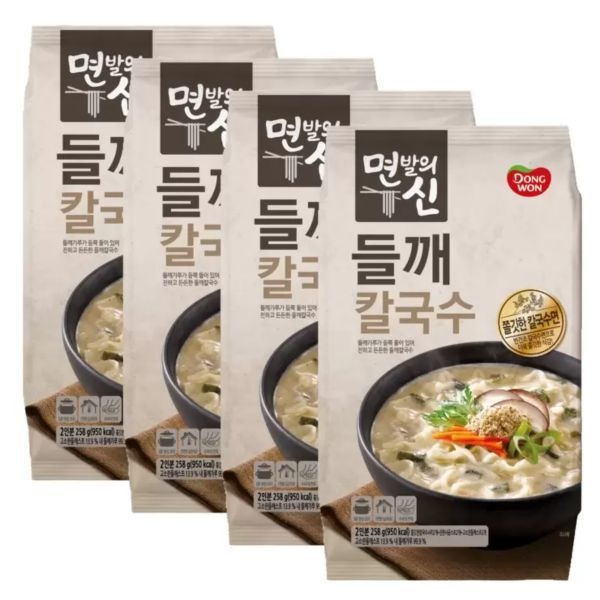 코스트코 동원 들깨 칼국수 258g x 4개입