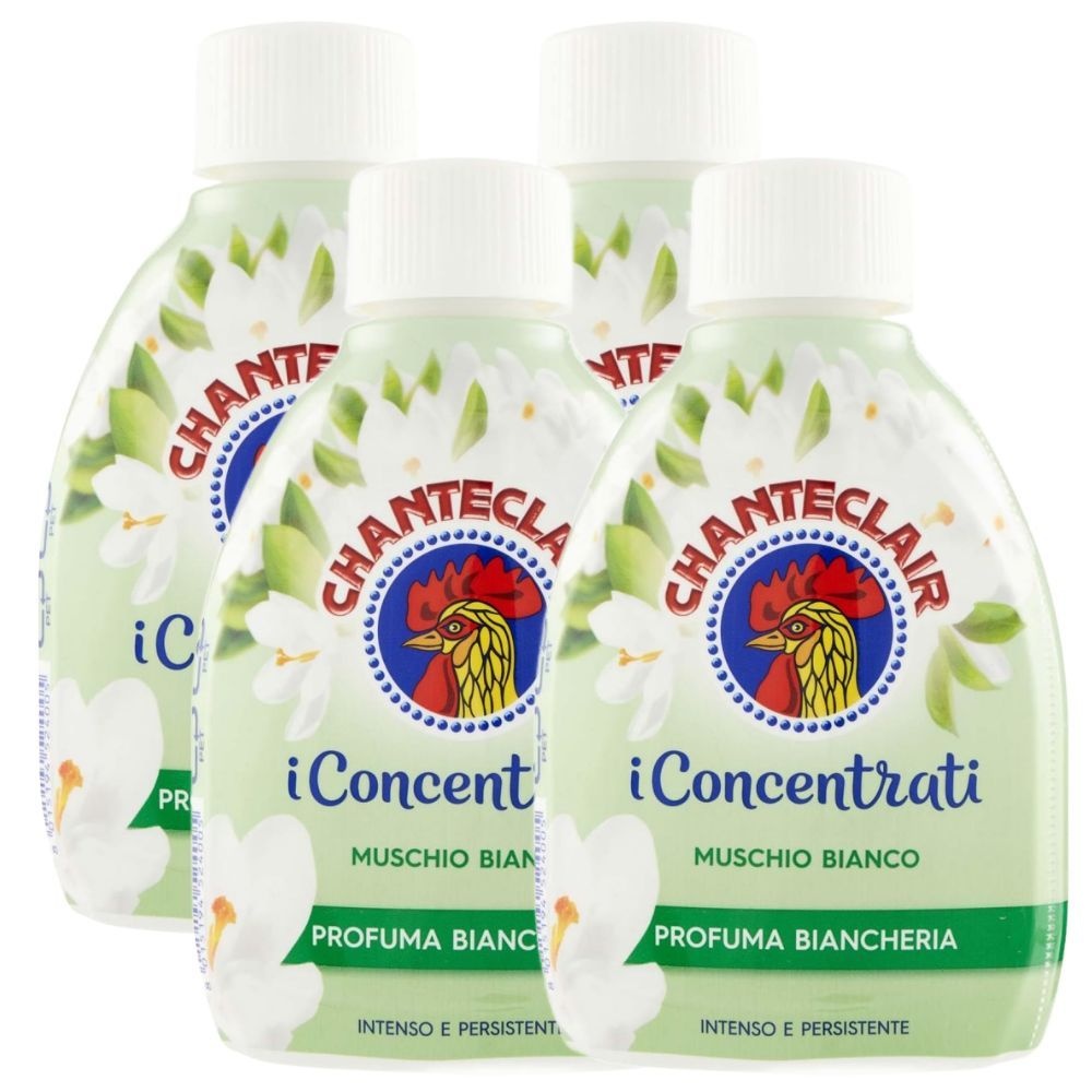 샹테클레어 화이트 머스크 섬유유연제 고농축 CHANTECLAIR 220ml 4개