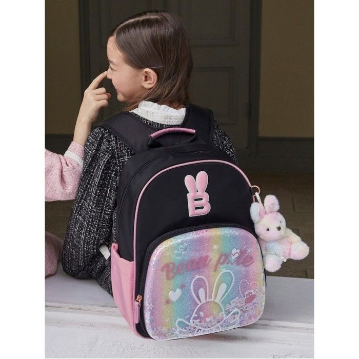 빈폴 키즈 투명몰드 빙키 책가방 세트  블랙  PS001368595