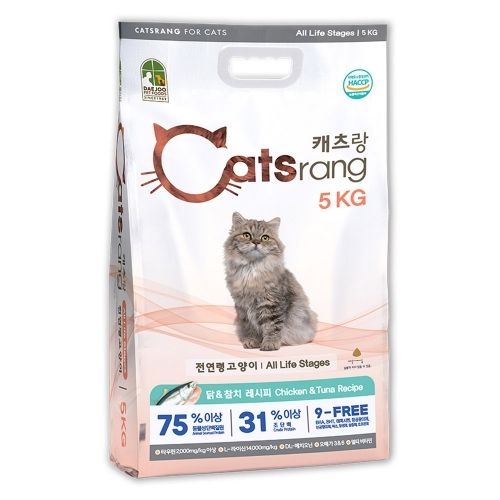 [오늘출발] 캐츠랑 뉴캐츠랑 전묘용 5kg 전연령 고양이 사료