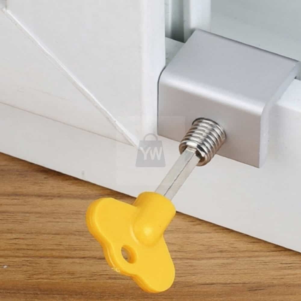 YWSHOP 일자형렌치 창문 잠금장치 5개입 세트 창문추락방지 샷시잠금장치 창문방범장치