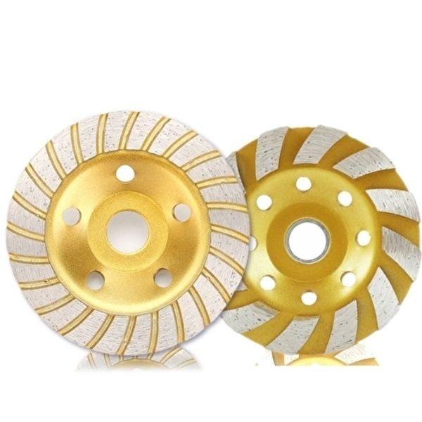 VY협력업체 [브이와이][VCL76167]그라인딩 휠 골드 다이아몬드 컵 2PCS 1세트