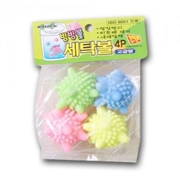 코텍 빙빙볼 세탁볼 6p 에코세탁볼 천연세탁볼 건조기세탁볼 란제리세탁볼