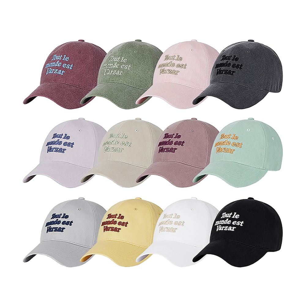 [오늘출발] 바잘 [유재석, 연정훈 착용] TMV 레터링 볼캡 [24 Color]