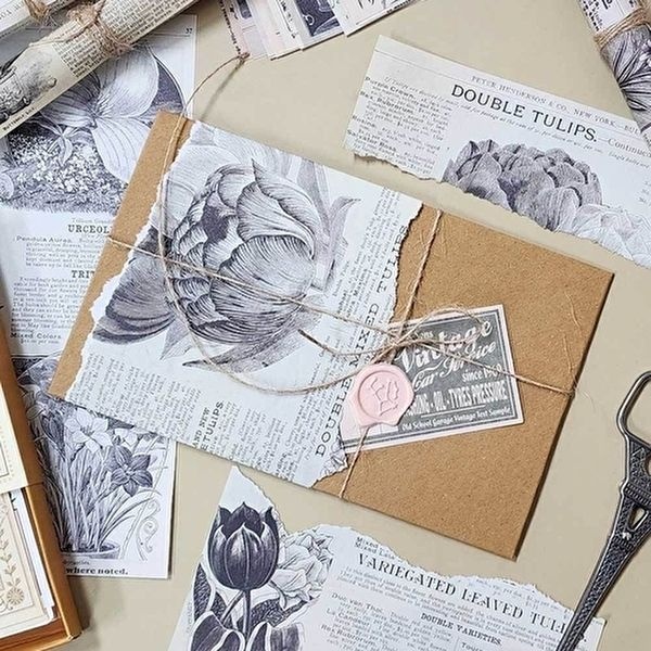 초목 페이퍼 다꾸배경지 컬러배경지 다꾸용품 (KYR-WFFTTKV)