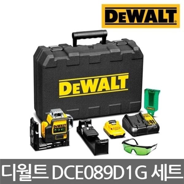 DEWALT/디월트/DCE089D1G/그린 레이저 레벨기/10.8V ...