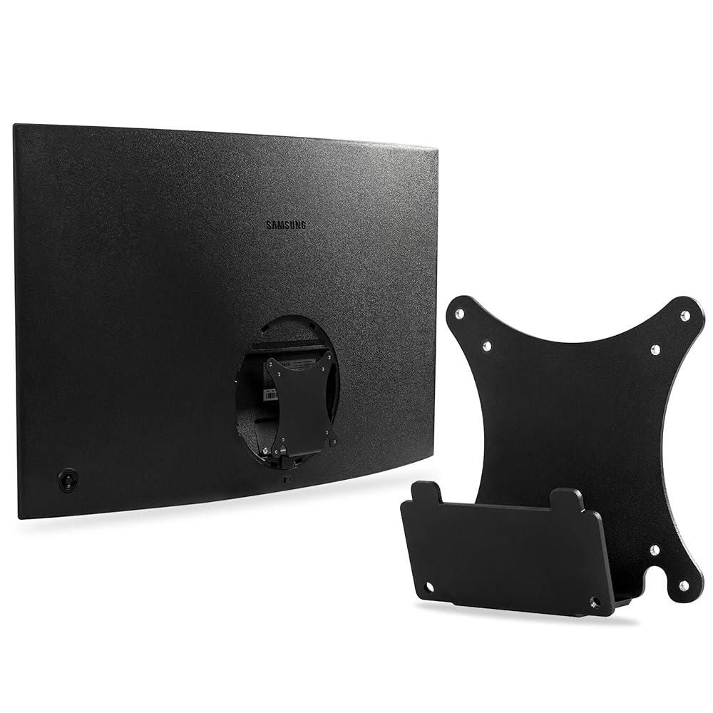 [해외] VESA 마운트 어댑터 삼성 커브 모니터 U32R590, U32R590C, U32R592 및 U32R591 브래킷, 스탠드, 암 또는 책상 마운트용 75x75, 10