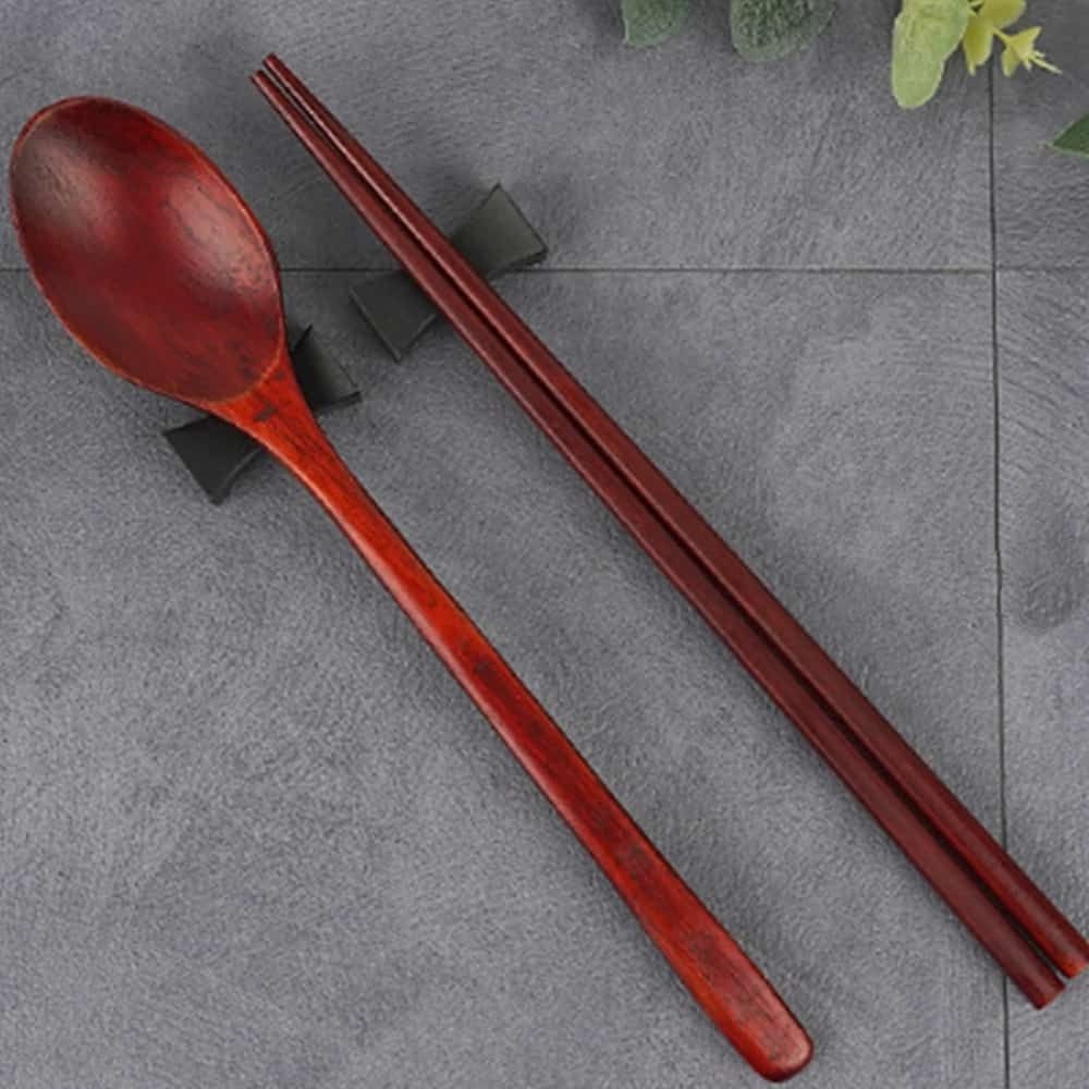 깔끔한 옻칠나무수저세트 옷칠 숟가락젓가락 옻칠기