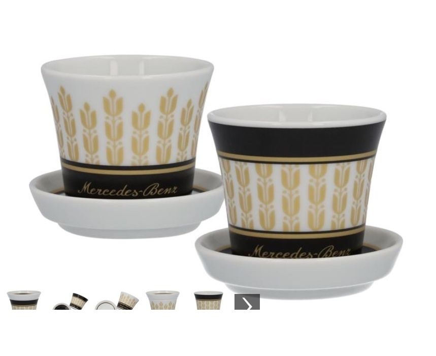 KAHLA [해외] 벤츠 오리지널 에스프레소 손잡이없는 커피잔 2개 세트 90ml